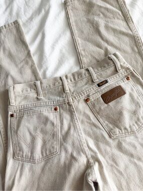 Vintage Wrangler Beige/Bone Colored Jeans